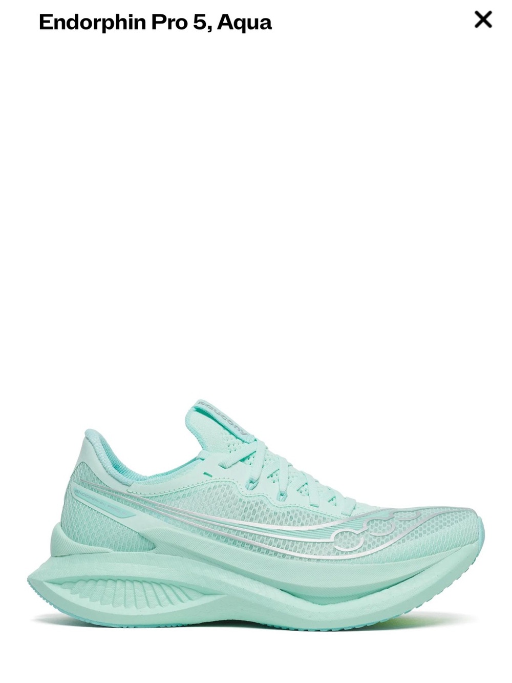 Saucony Women's Mint Green Performance Running Shoe